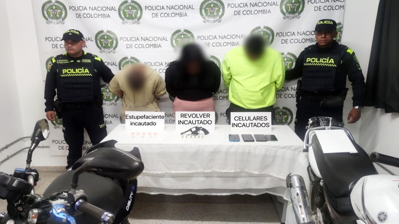 capturan a personas por tráfico de drogas y porte ilegal de armas