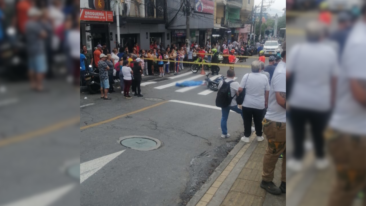 Presunta imprudencia provocó accidente de tránsito y dejó una persona muerta en Manrique 