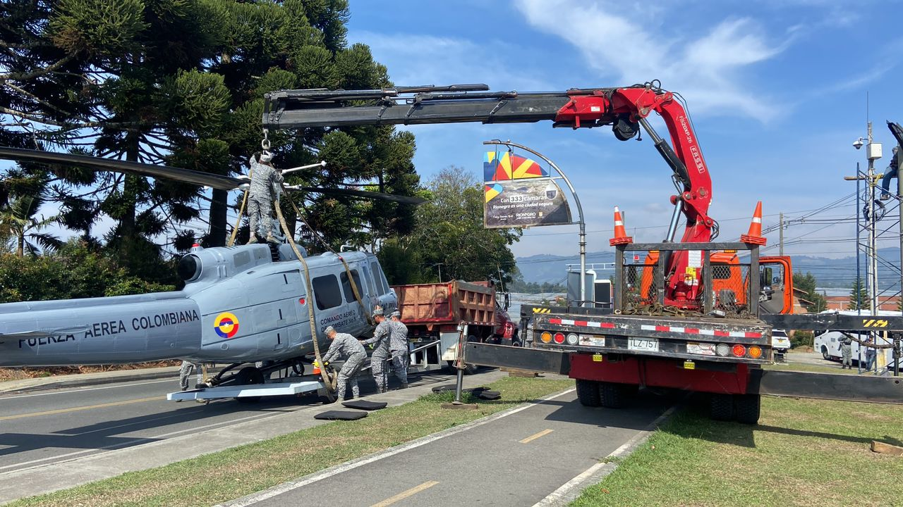 Restauran helicóptero de Las Delicias en Rionegro