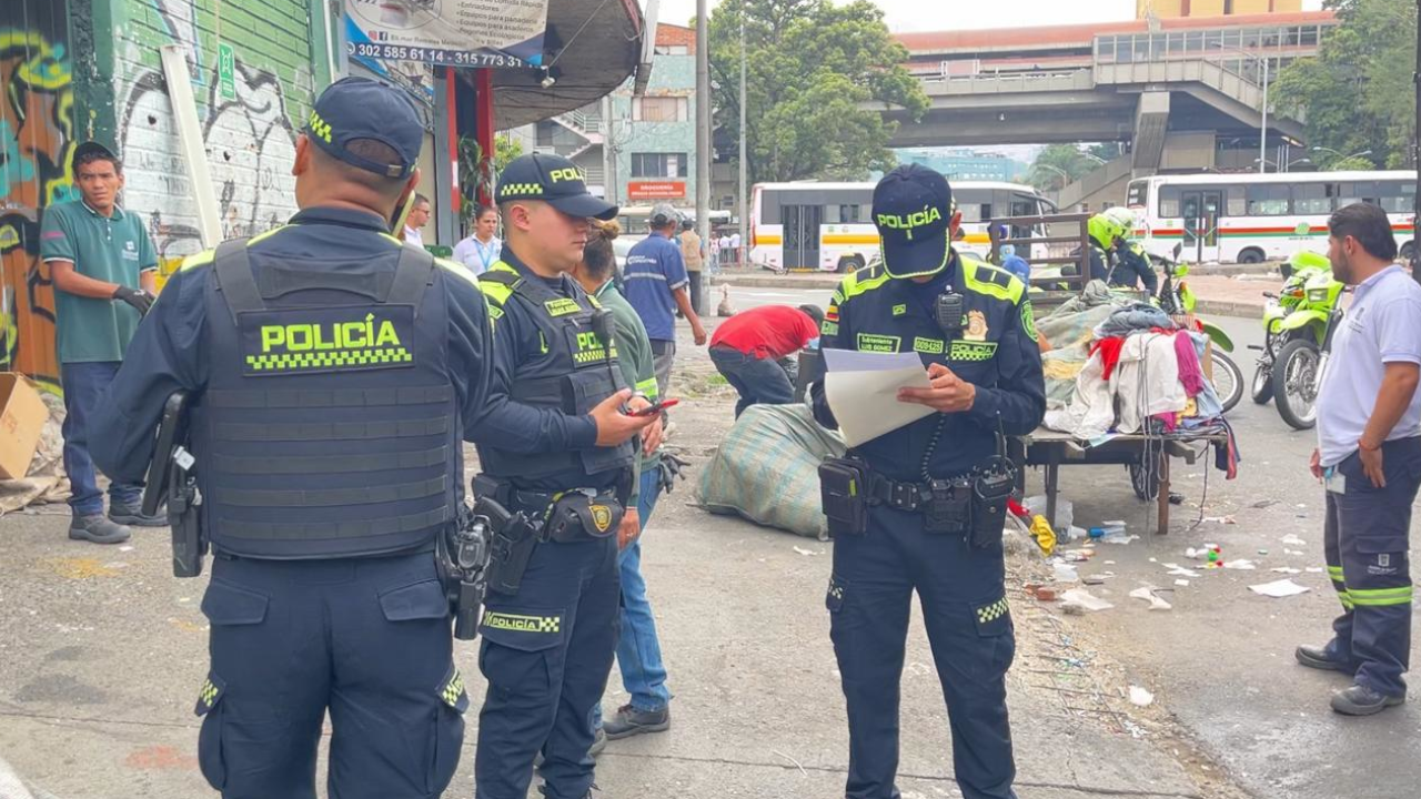 Resultados de los operativos de seguridad y aseo en Medellín