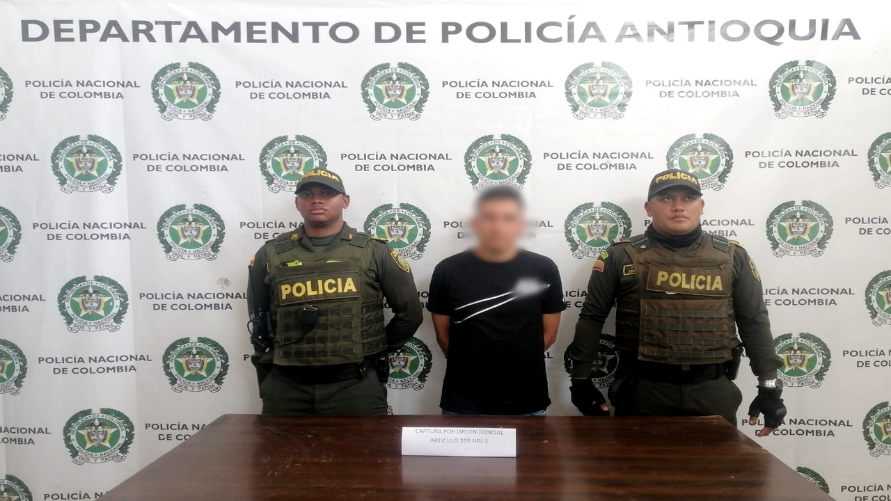 Capturas por delitos graves en Antioquia: Acceso carnal con menores y hurto calificado