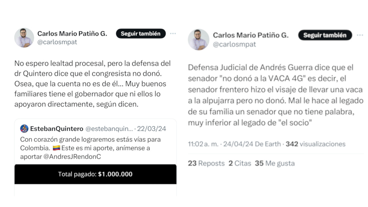 Tres congresistas demandados por aportar a la ‘Vaca’ para vías 4G, alegan que no hicieron aporte o lo hicieron con intermediarios