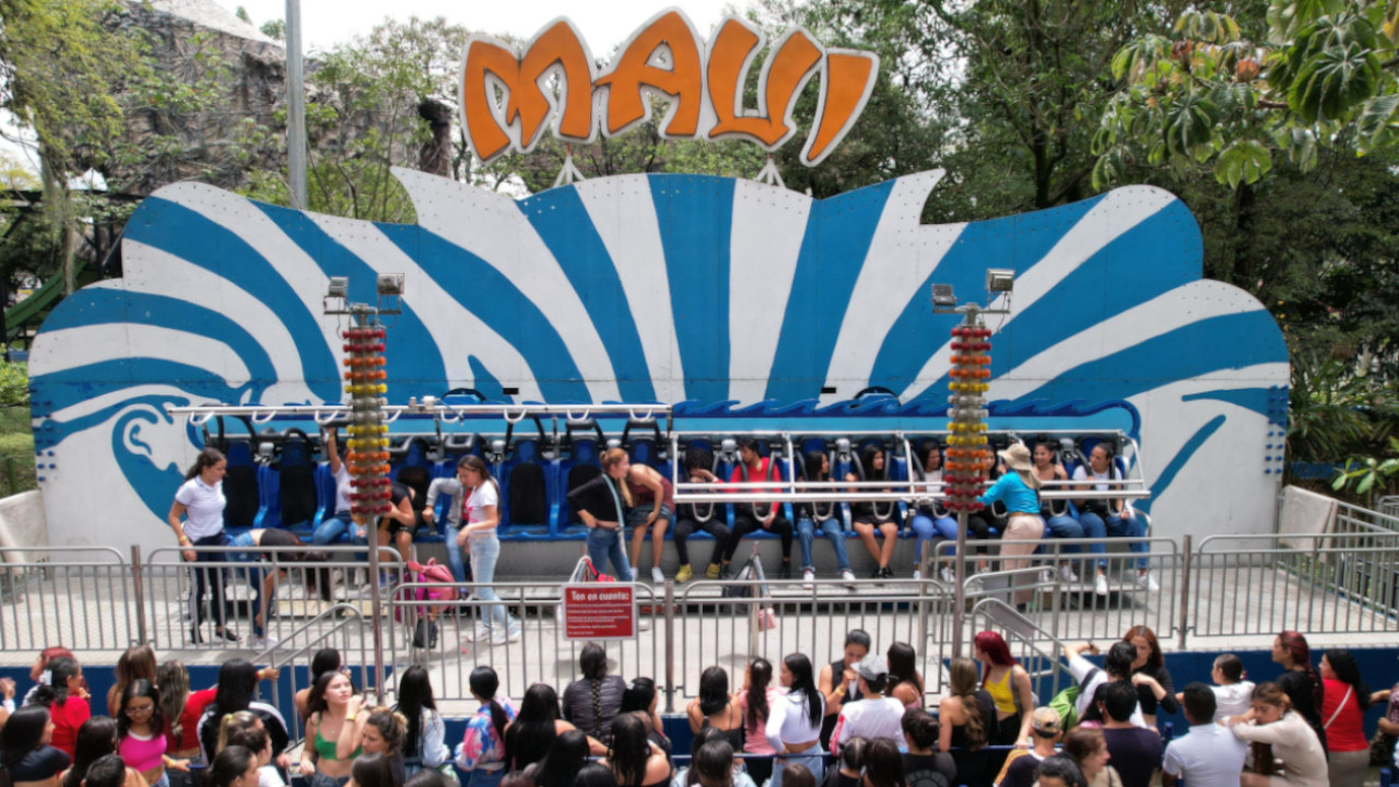 Vuelve la atracción Maui al Parque Norte de Medellín