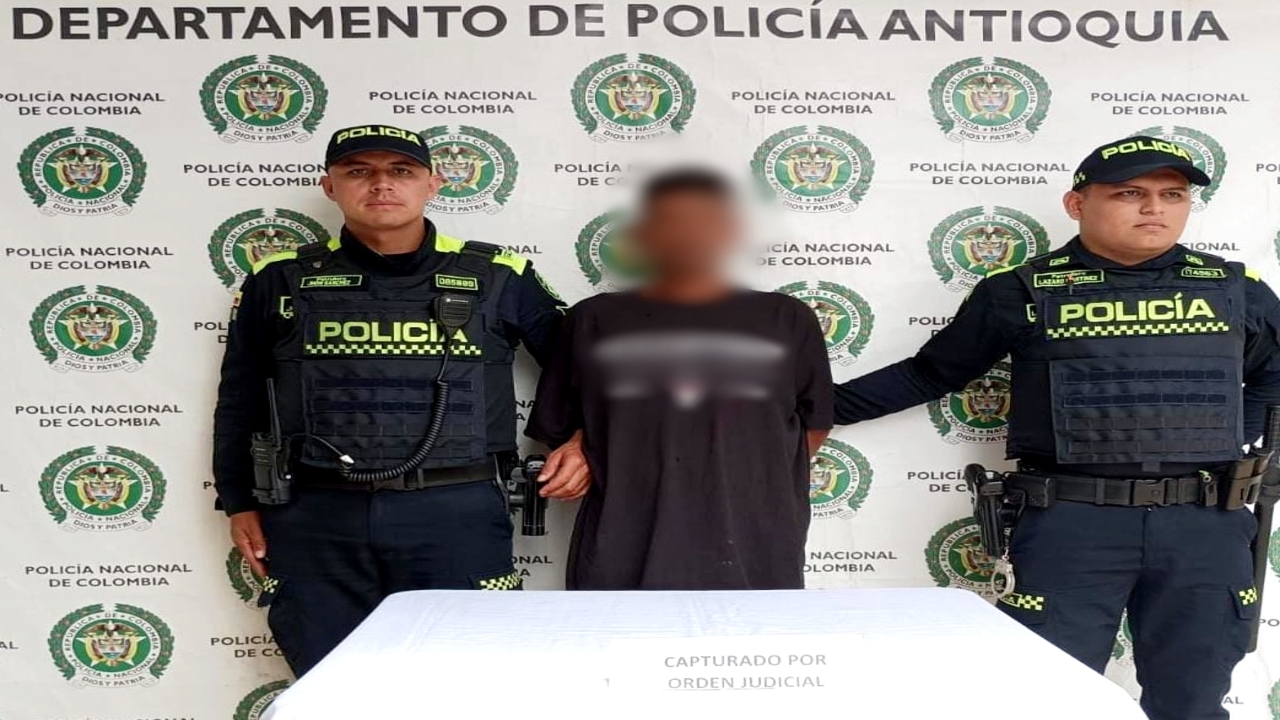 Capturas en Antioquia: Hombres requeridos por distintos delitos fueron capturados y puestos a disposición de las autoridades