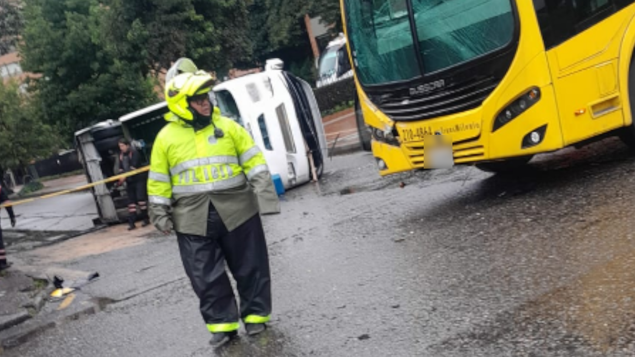 Comienzo de semana con varios accidentes viales en Bogotá: hay muertos y heridos
