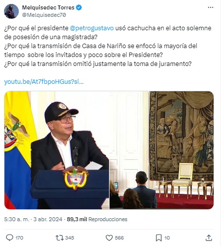 ¿El presidente está calvo? Especulaciones sobre la salud de Petro por frecuente uso de gorra en eventos