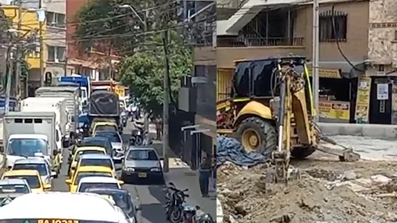 “Nos tienen jodidos” Vía sin terminar en Itagüí genera caos para habitantes de El Guayabo
