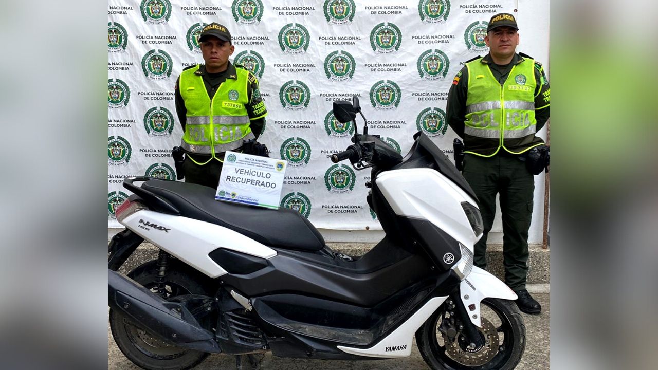 Tres motos recuperadas en Guarne, Santa Fe y Rionegro