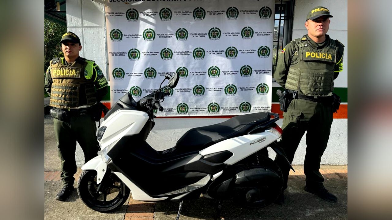 4 motos que habrían sido hurtadas en Medellín fueron recuperadas en estos municipios de Antioquia