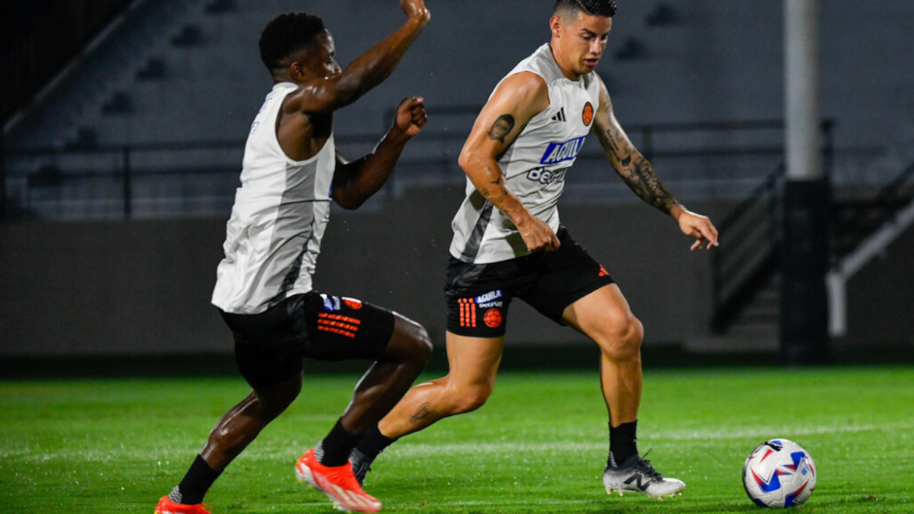 La Selección Colombia comenzó a trabajar con los que han llegado