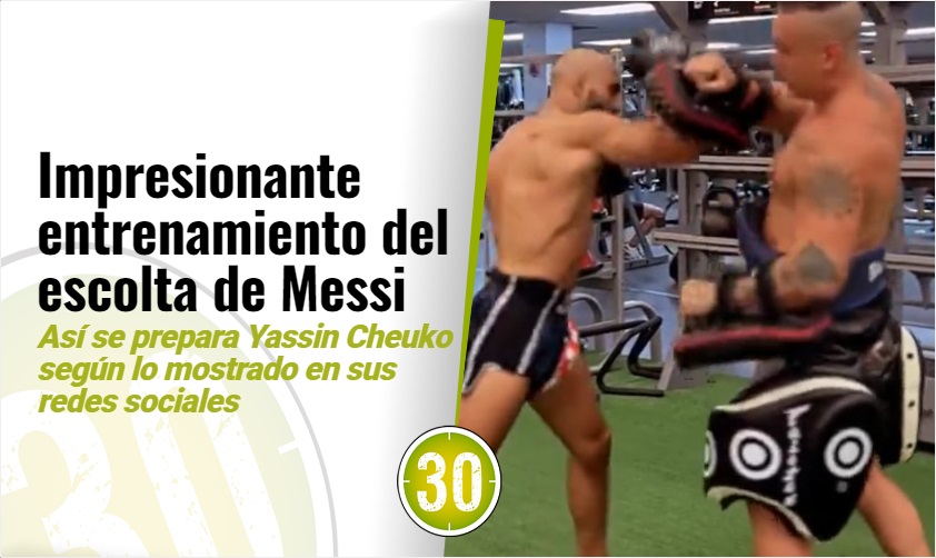 Impresionante entrenamiento del escolta de Messi 1 11 Escolta
