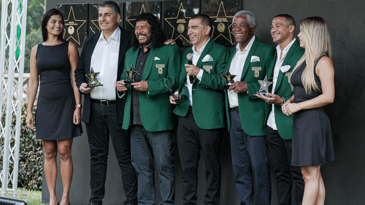 ¿Faltaron leyendas? Atlético Nacional homenajeó a cinco de sus históricos