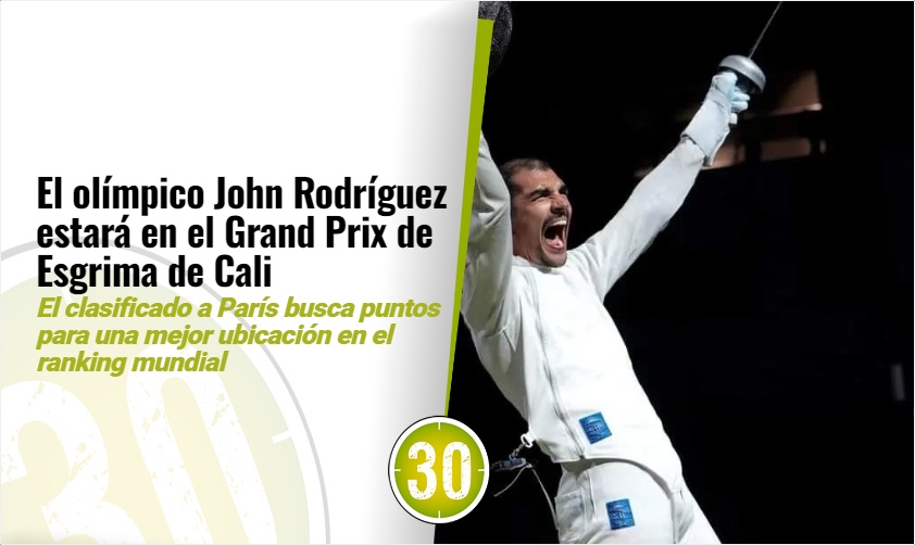 John Rodríguez, presente en el Grand Prix de Esgrima de Cali 2 6 Esgrima