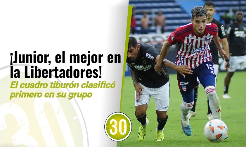 Junior a octavos de la Libertadores como líder de grupo 2 7 Junior