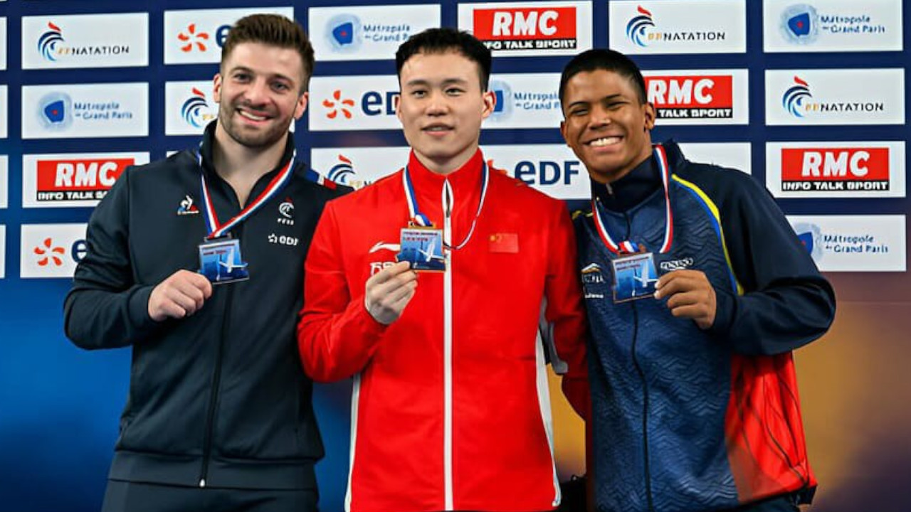 Bronce para Luis Felipe Uribe en el Open de Clavados en Francia