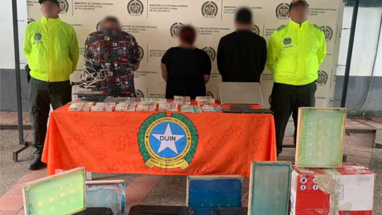 Cae banda de falsificadores de billetes que eran distribuidos en 30 ciudades de Colombia