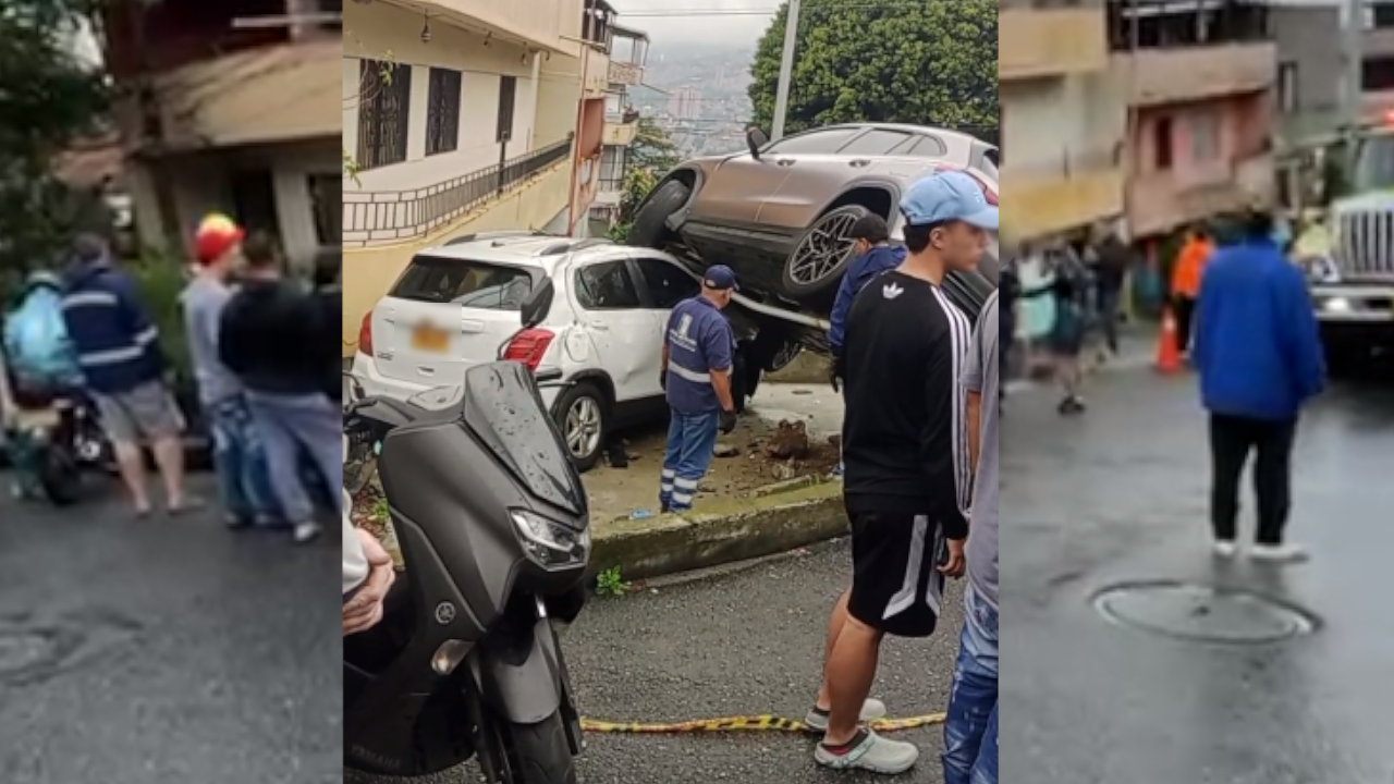 Cierre de vía en Manrique por accidente de tránsito