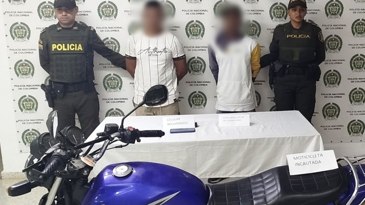Operaciones policiales contra el hurto de motos en Antioquia dejan capturas y vehículos recuperados
