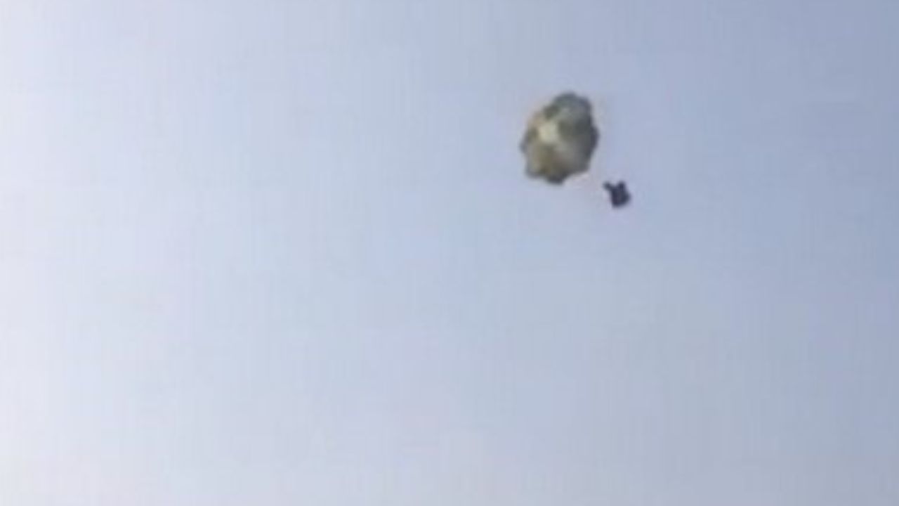 Una paracaidista quedó gravemente herida tras colisionar con un cable el Carmen de Viboral