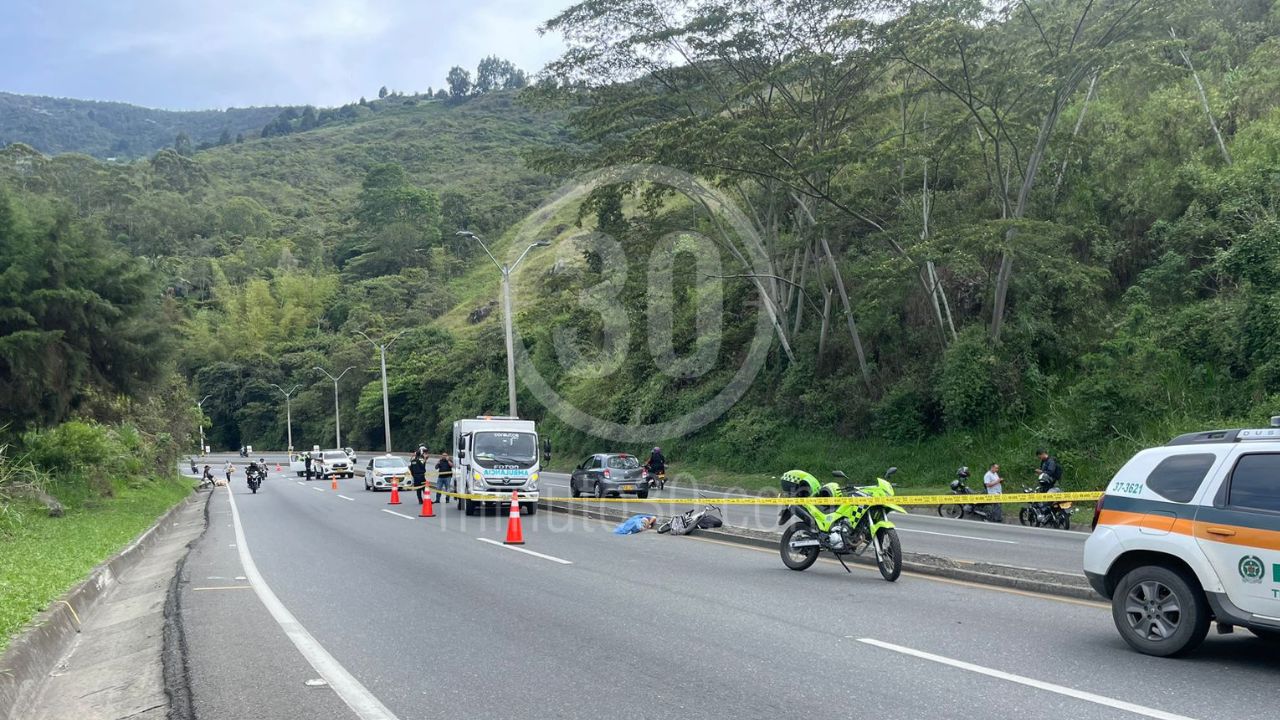 Homicidio en la Autopista Medellín-Bogotá: Ciclista es asesinado en Copacabana, Antioquia