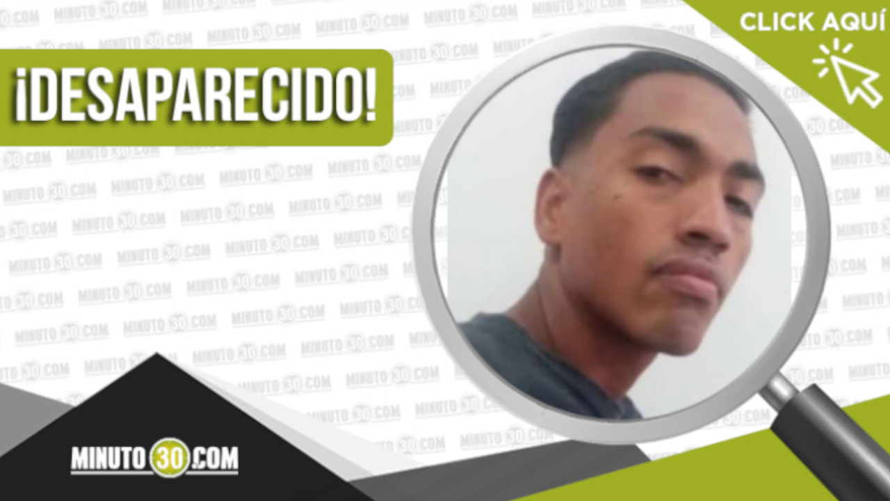 Esneyder de Jesús Cuartas Atehortúa está desaparecido