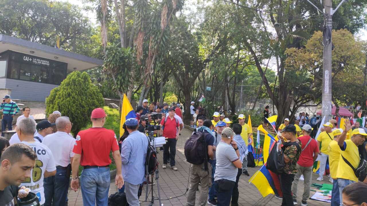 Marchas primero de mayo: Así transcurren en Medellín