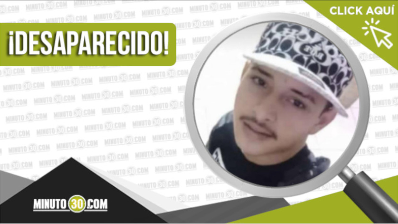 ¿Lo ha visto? Desaparecido en Medellín: Gregory Alexander Torres Díaz