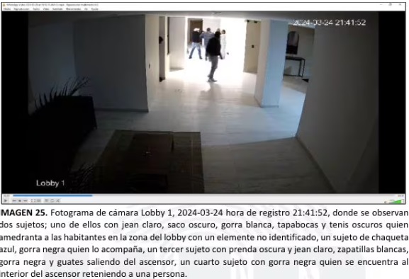 Hombres armados irrumpieron en el edificio donde vive el abogado de Olmedo López.