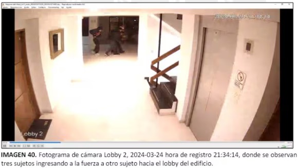 Hombres armados irrumpieron en el edificio donde vive el abogado de Olmedo López.