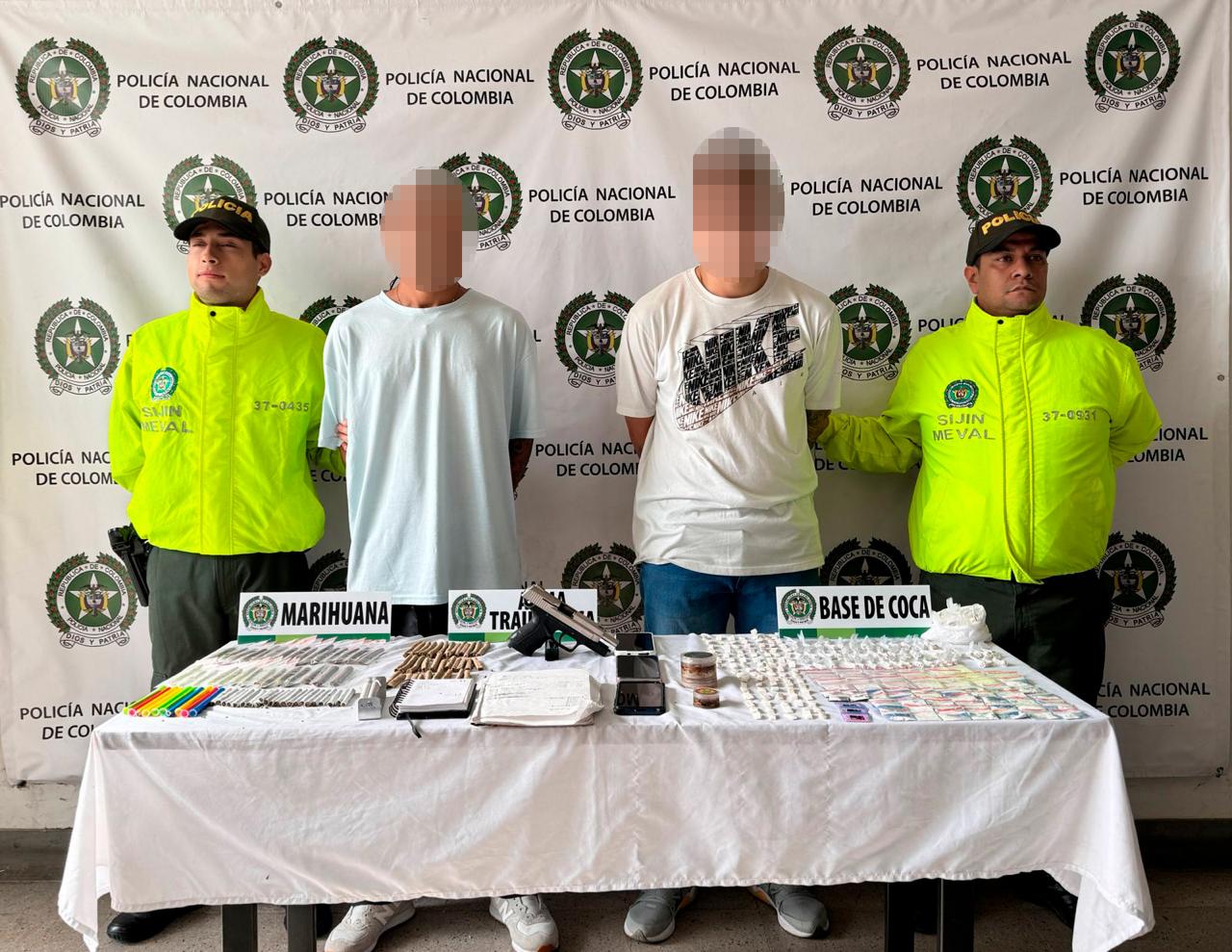 40 capturas y 38 mil dosis de droga incautadas en 78 allanamientos de la operación Ares del Valle de Aburrá