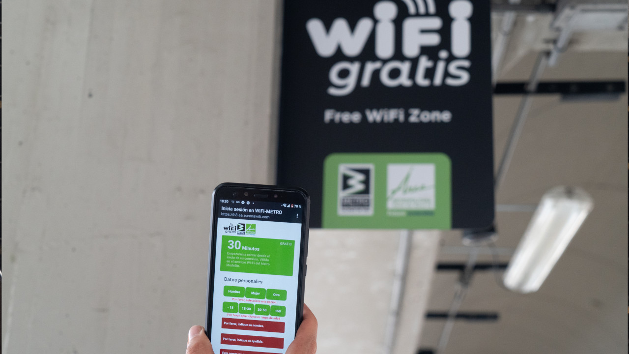 Metro de Medellín: 29 estaciones de las líneas A y B de trenes tiene internet gratis