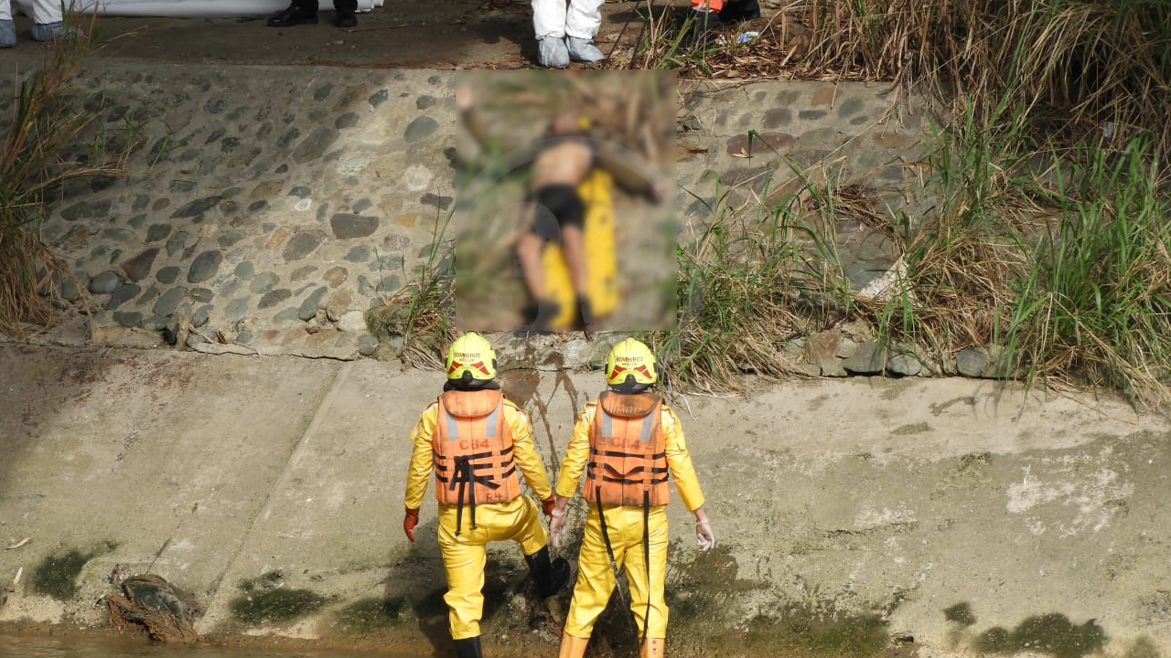 Bomberos recuperaron un cadáver en el río Medellín