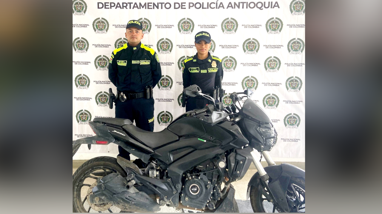 Operativos contra le hurto, recuperaron motocicletas en Antioquia