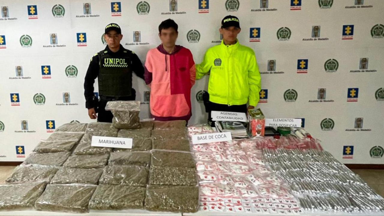 Desmantelan red de venta de drogas a menores en Robledo