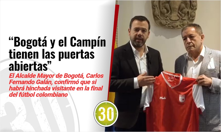 “Bogotá y el Campín tienen las puertas abiertas”: Alcalde Carlos Fernando Galán 1 8 Galan