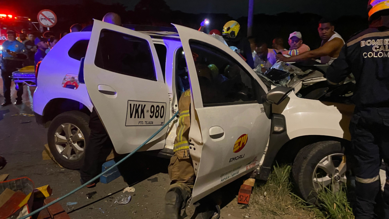 Accidente en la vía Puerto Tejada dejó una persona herida
