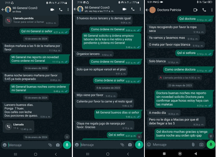 Acusan a General Oliveiro Pérez Mahecha de usar a soldados para que le cocinen, limpien la casa y le laven la ropa
