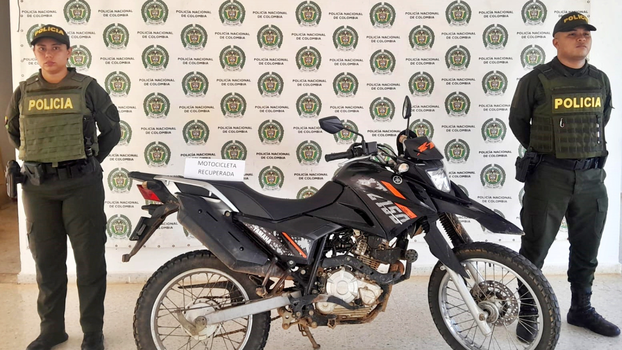 Operativos de la Policia en Caucasia: Captura por hurto y recuperación de motocicleta