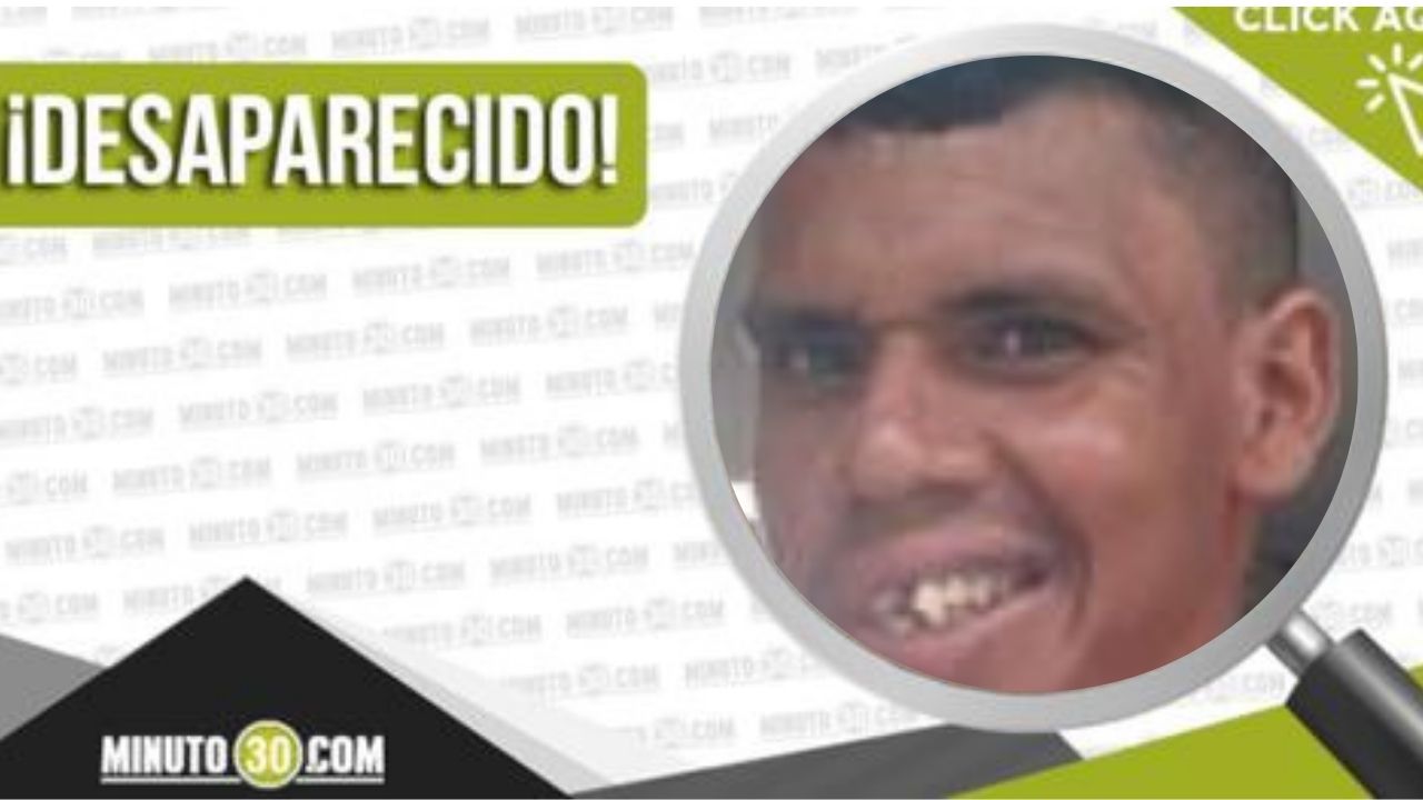 Desaparecido Fabián Aguirre Quiroz, 27 años, visto por última vez en Medellín