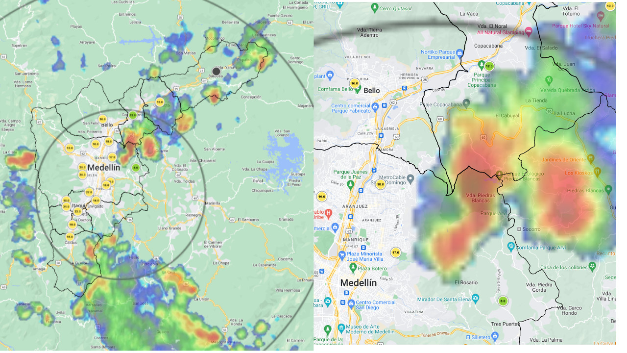 Llueve duro por el Parque Arví2