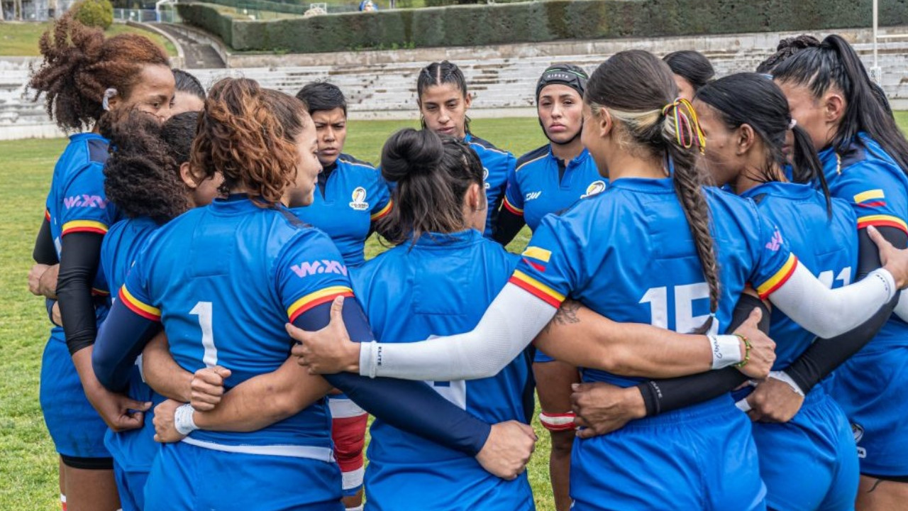 La Colombia de Rugby se preparan para enfrentar a Brasil