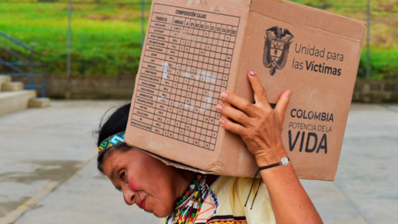 Unidad para las Víctimas visitaron a los indígenas en Dabeiba