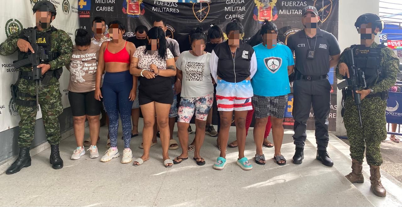 34 capturas de ‘Los Costeños’ y ‘Los Pepes’’ en Barranquilla