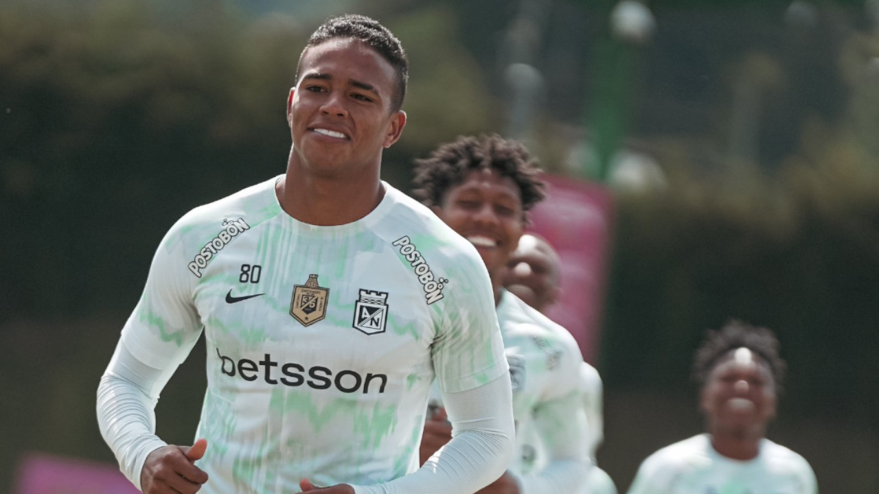 ¡Clásico Colombiano!  Titulares de Atlético Nacional para enfrentar al América en el Atanasio