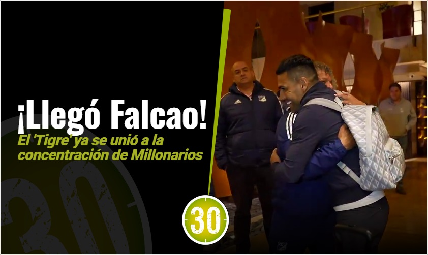 ¡Llegó el Tigre! Falcao García ya se integró a la concentración de ...