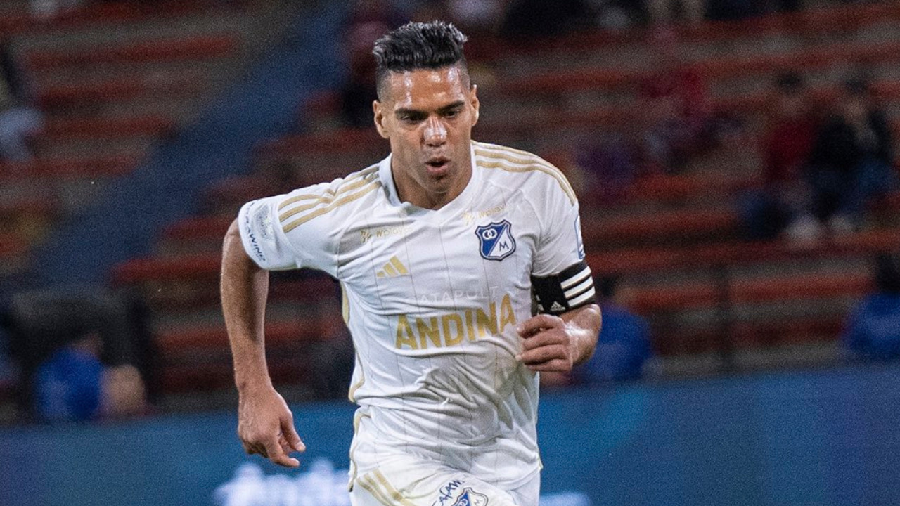 Como en Rayo Vallecano, Falcao fue suplente de Millonarios