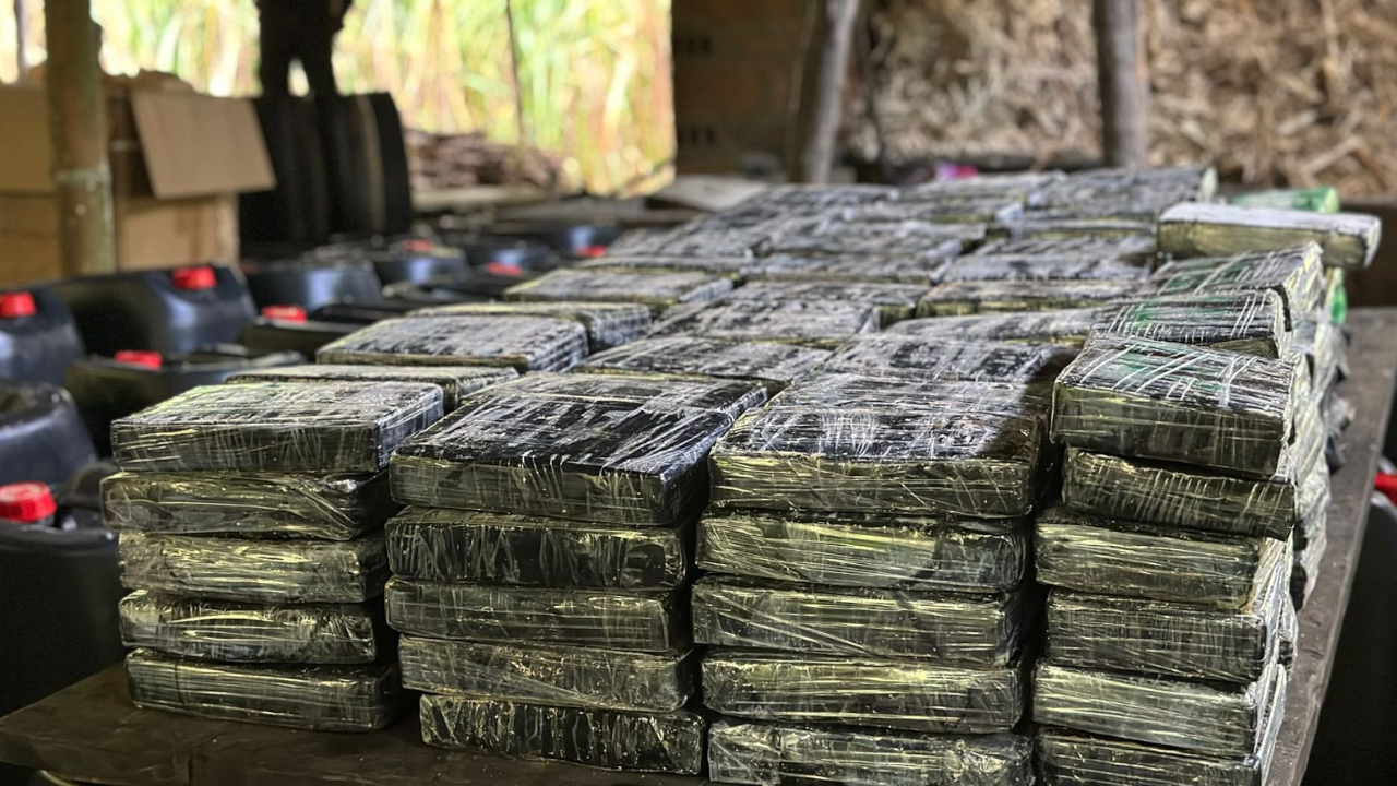 Desmantelan siete laboratorios del Clan del Golfo en Barbosa