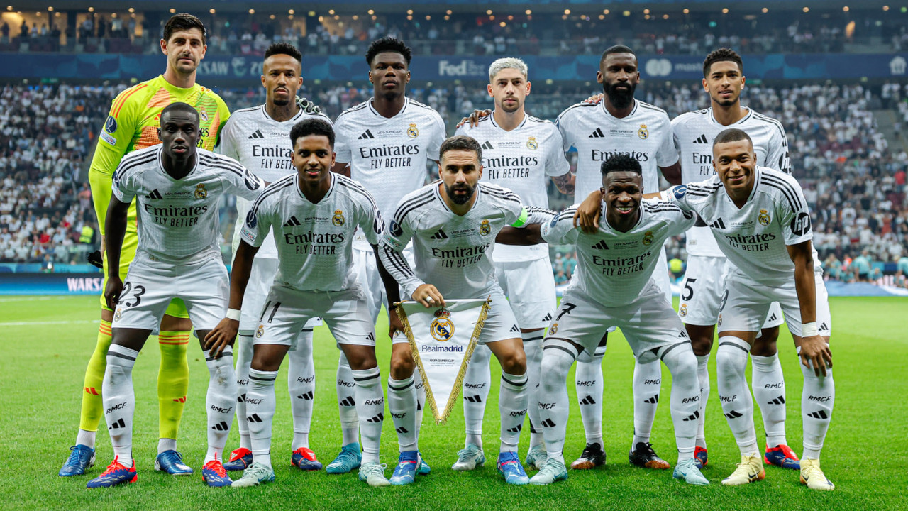 Mbappé se estrenó en la titular del Real Madrid