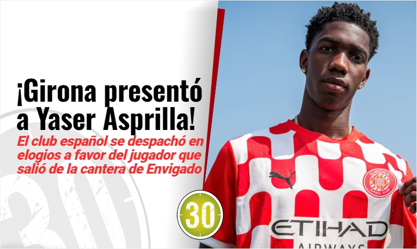 Yaser ¡Es oficial! Girona confirmó a Yaser Asprilla - Minuto30