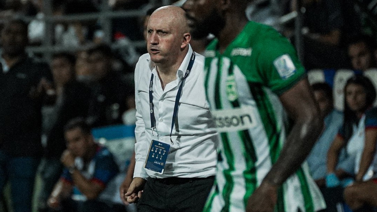 “Nos llevamos el premio de un punto”: Pablo Repetto, técnico de Atlético Nacional